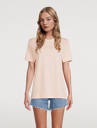 ACNE STUDIOS Cotton Slim-Fit T-Shirt Women's Pink