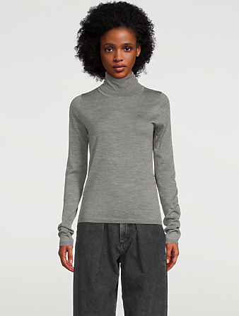 TOTÊME First Layer Wool Turtleneck Sweater Women's Grey