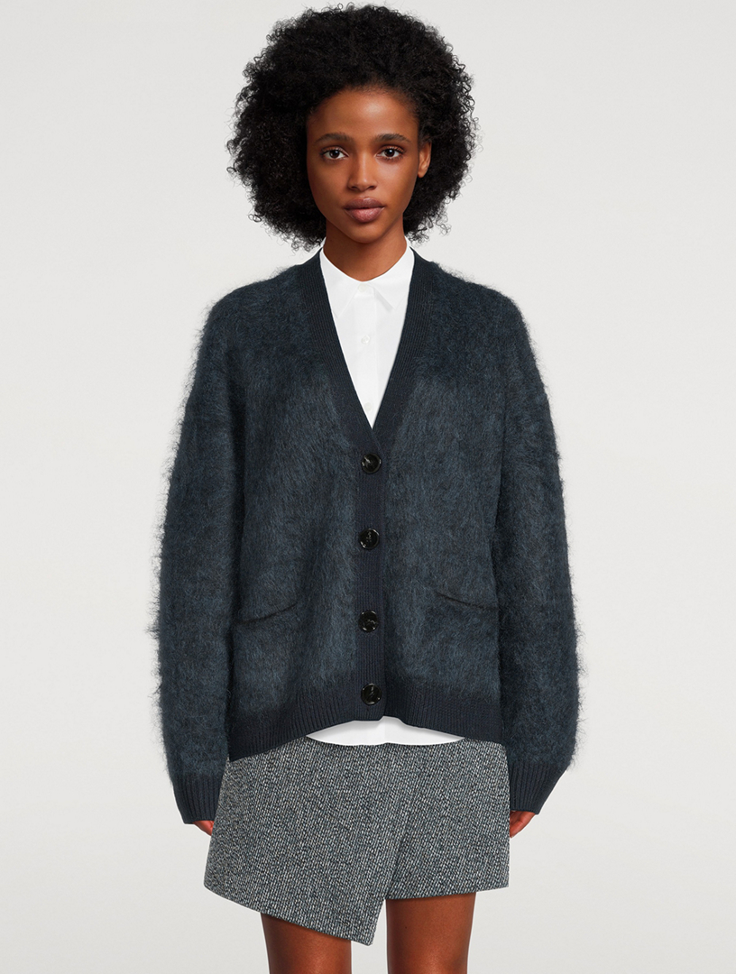 ACNE STUDIOS Mohair-Blend Cardigan | Holt Renfrew Canada