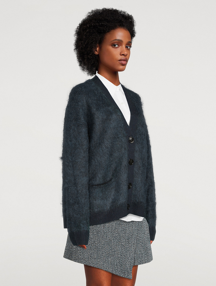 ACNE STUDIOS Mohair-Blend Cardigan | Holt Renfrew Canada