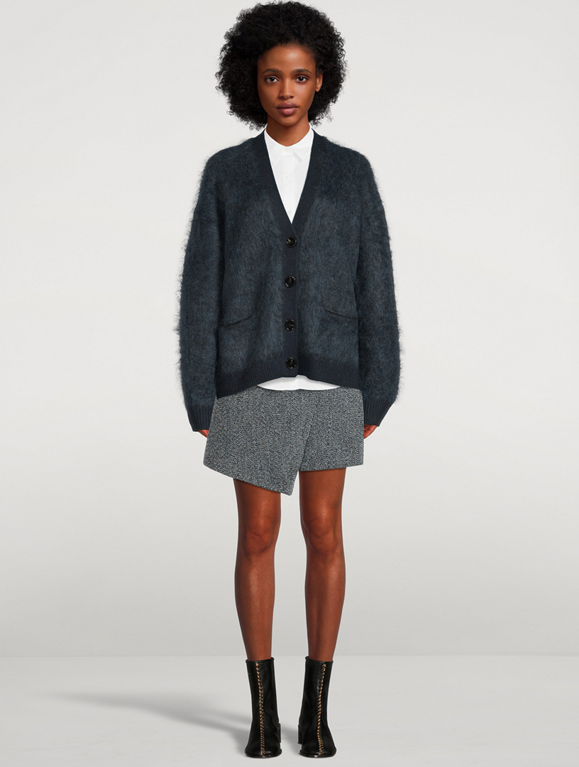 ACNE STUDIOS Mohair-Blend Cardigan | Holt Renfrew Canada