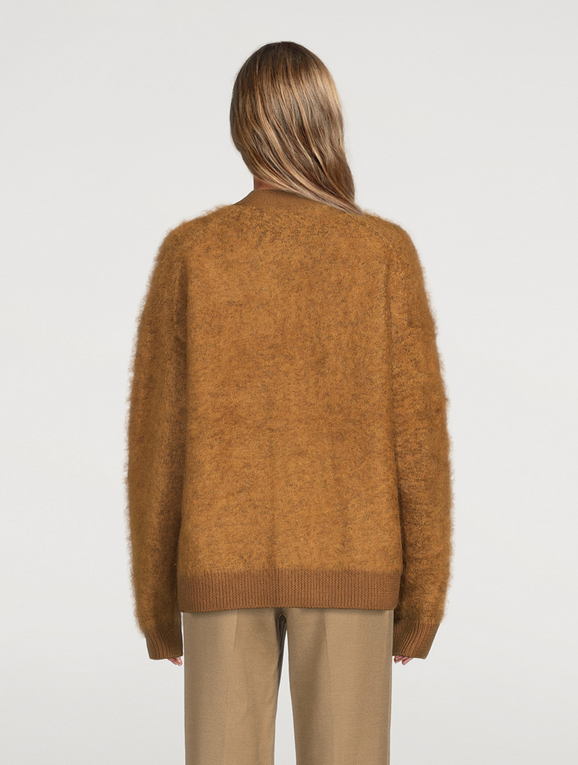 ACNE STUDIOS Mohair-Blend Cardigan | Holt Renfrew Canada