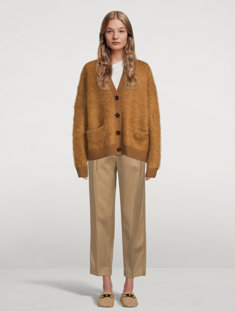 ACNE STUDIOS Mohair-Blend Cardigan | Holt Renfrew Canada