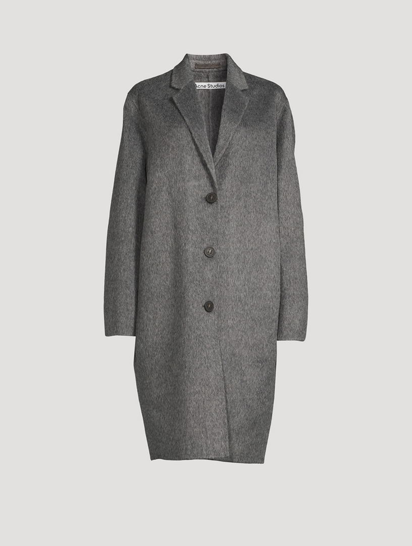 ACNE STUDIOS Wool And Alpaca Coat | Holt Renfrew Canada