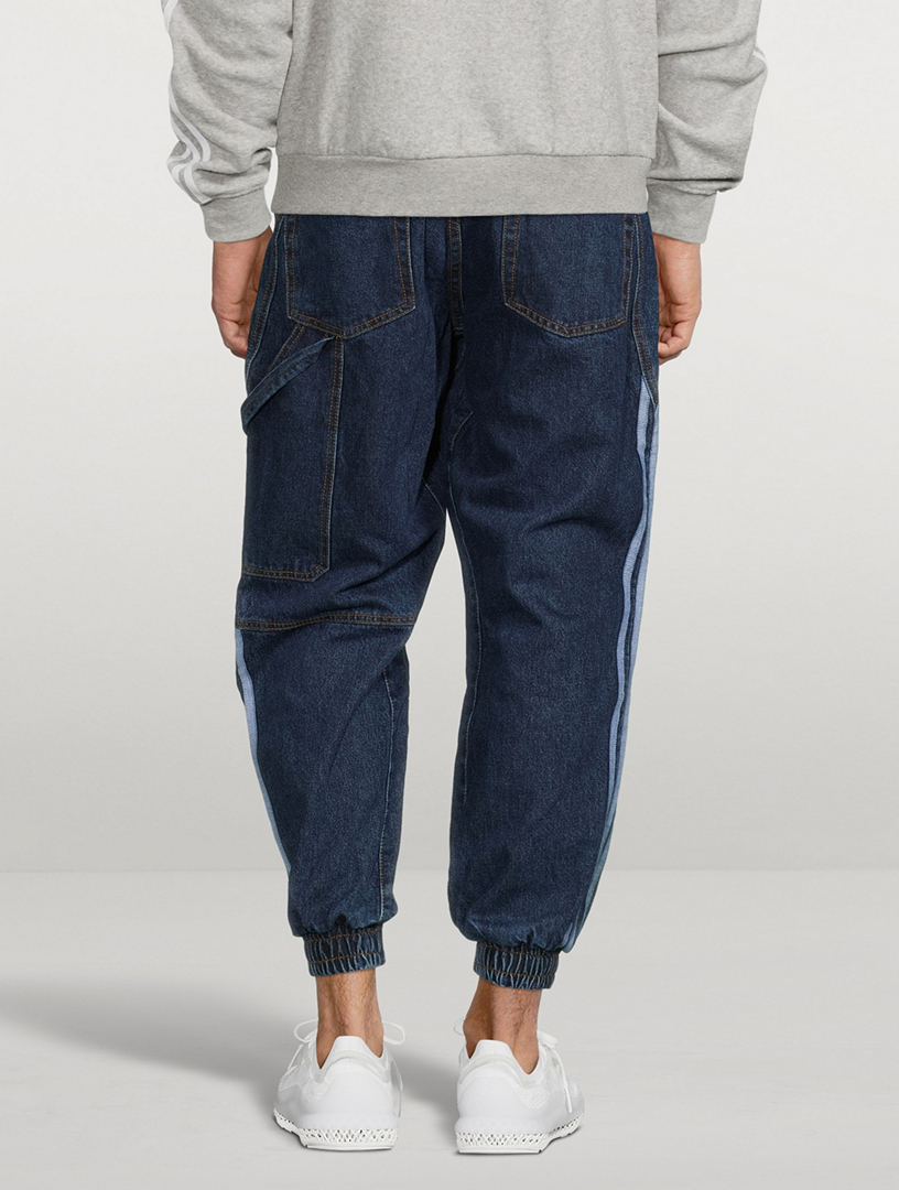 ivy park denim track pants