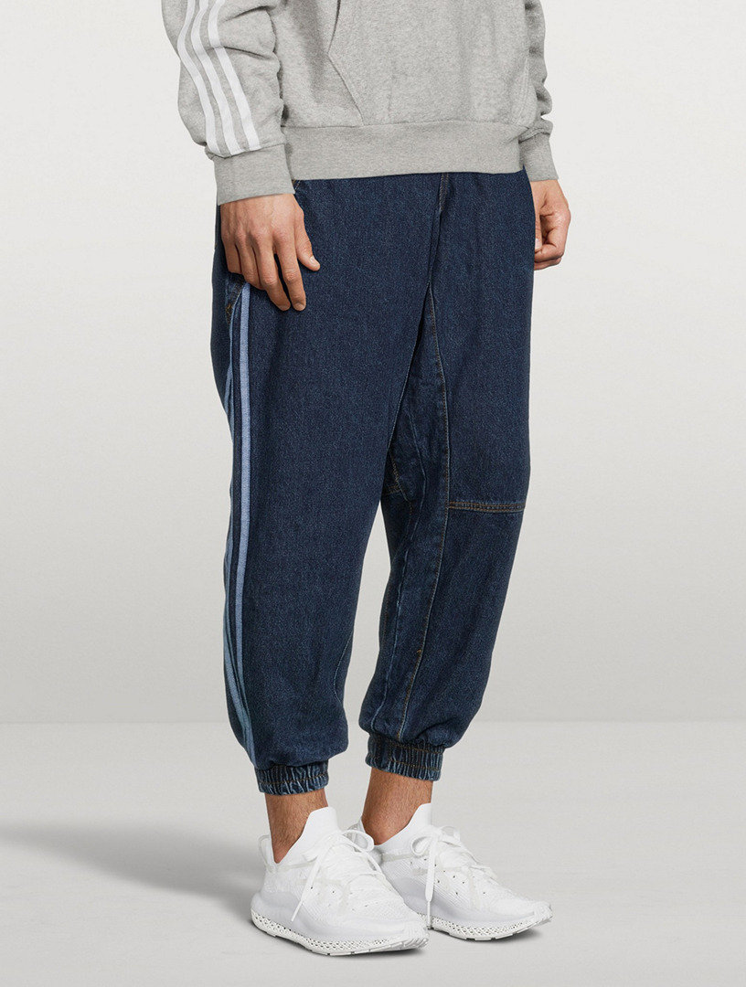 ivy park denim track pants