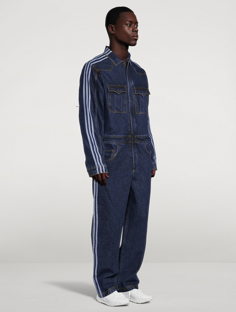 ivy park denim track pants