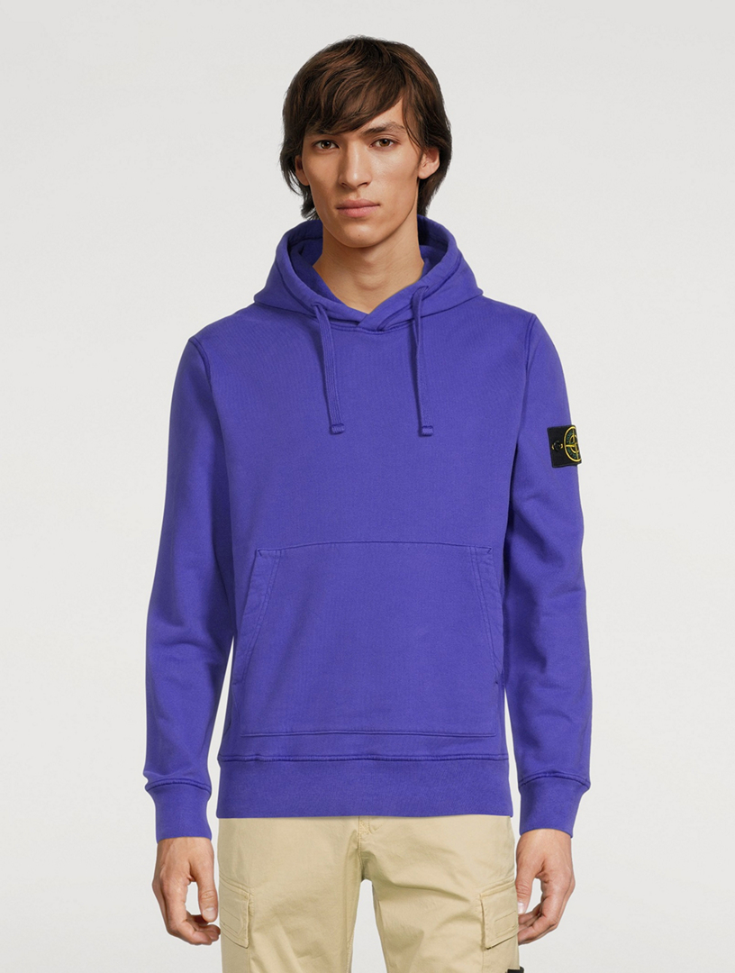 STONE ISLAND Brushed Cotton Fleece Hoodie Holt Renfrew Canada