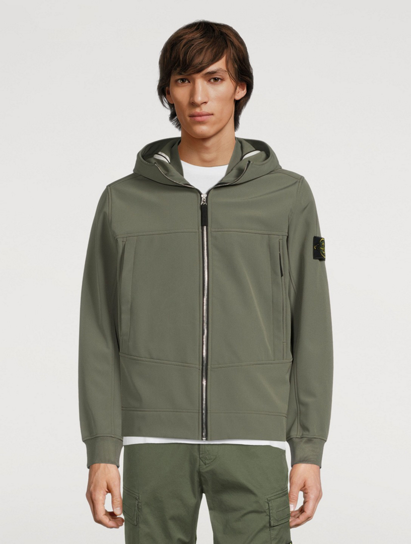 Stone Island Soft Shell Hooded Jacket Holt Renfrew Canada