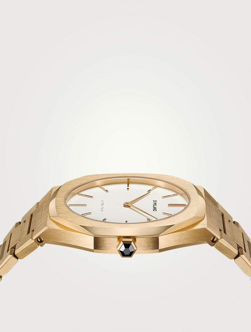 D1 MILANO Ultra Thin Stainless Steel Bracelet Watch Women's Metallic