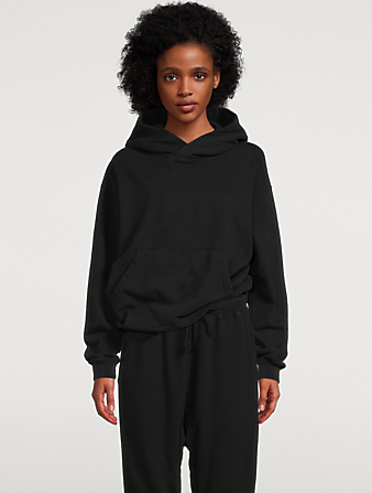 TKEES The Relaxed Cotton Hoodie  Black