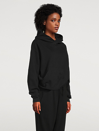 TKEES The Relaxed Cotton Hoodie  Black