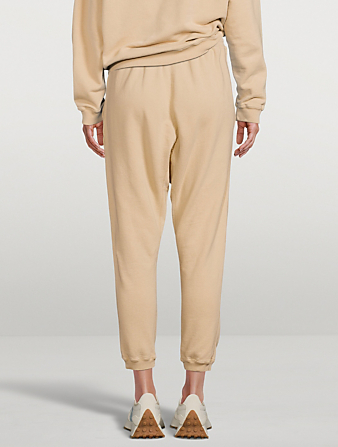 TKEES The Relaxed Cotton Jogger  Beige