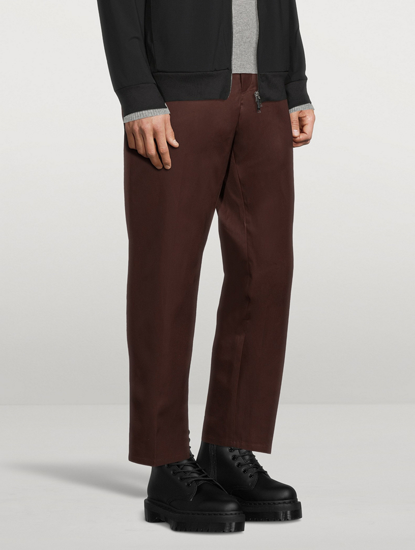 JIL SANDER Cotton Straight-Leg Pants | Holt Renfrew Canada