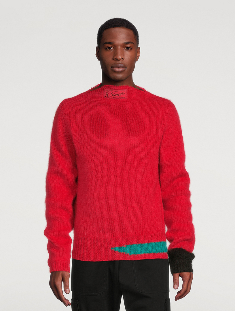 RAF SIMONS Vintage Wool And Mohair Sweater | Holt Renfrew Canada