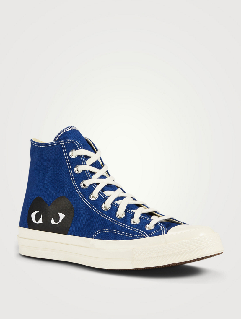 cdg play converse blue