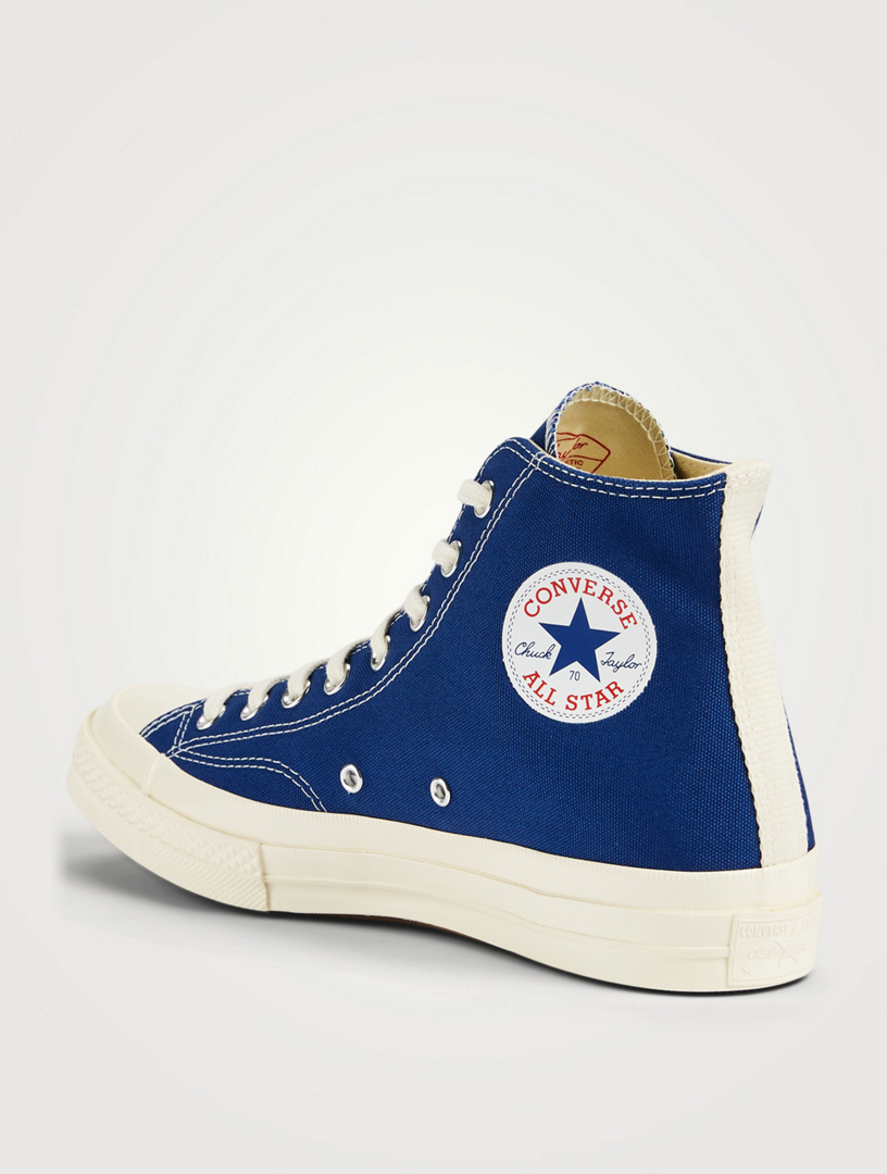 cdg play converse blue