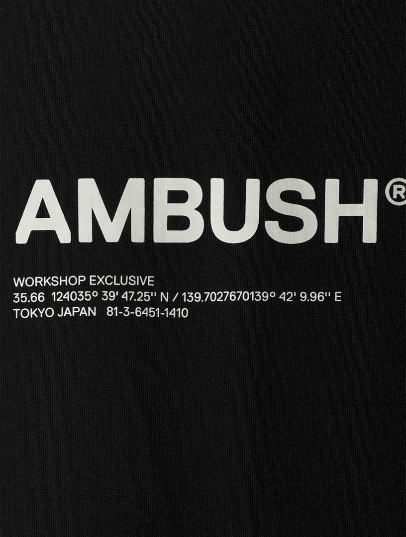 AMBUSH Tee-shirt Workshop en jersey à logo Femmes Noir
