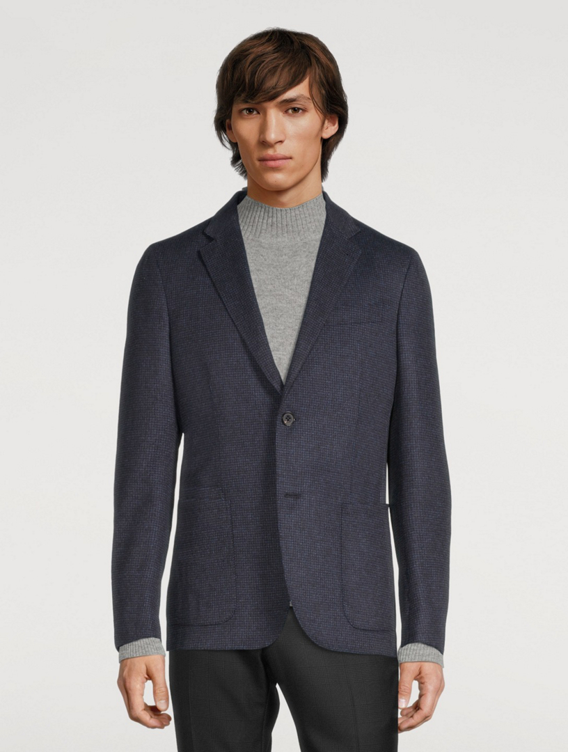 ZEGNA Wool Silk And Cashmere Jacket | Holt Renfrew Canada