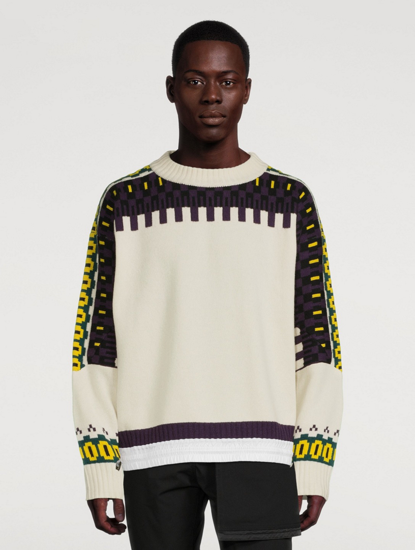 sacai Wool Knit Pullover SCW-040-