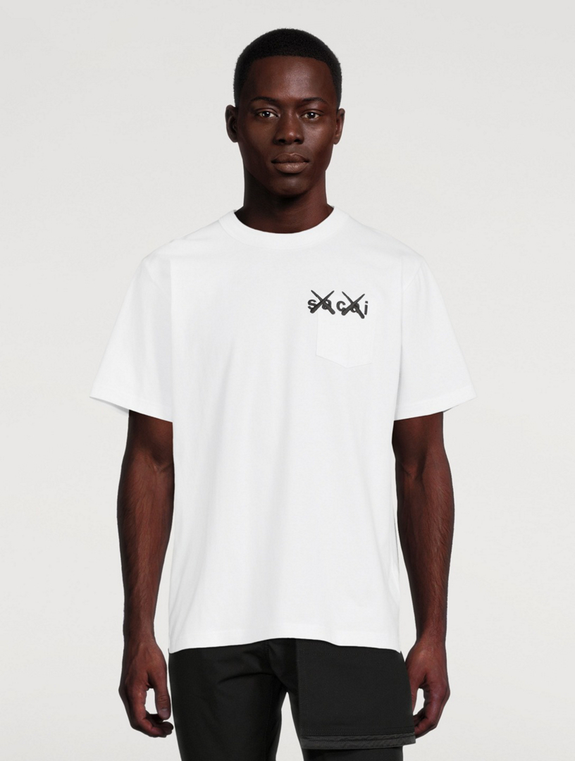 SACAI X KAWS Kaws Cotton Logo T-Shirt | Holt Renfrew Canada