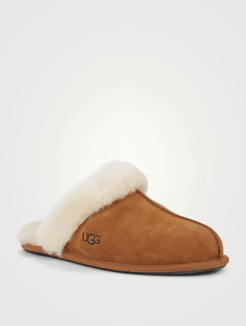 UGG Scuffette II Suede And Sheepskin Slippers | Holt Renfrew Canada