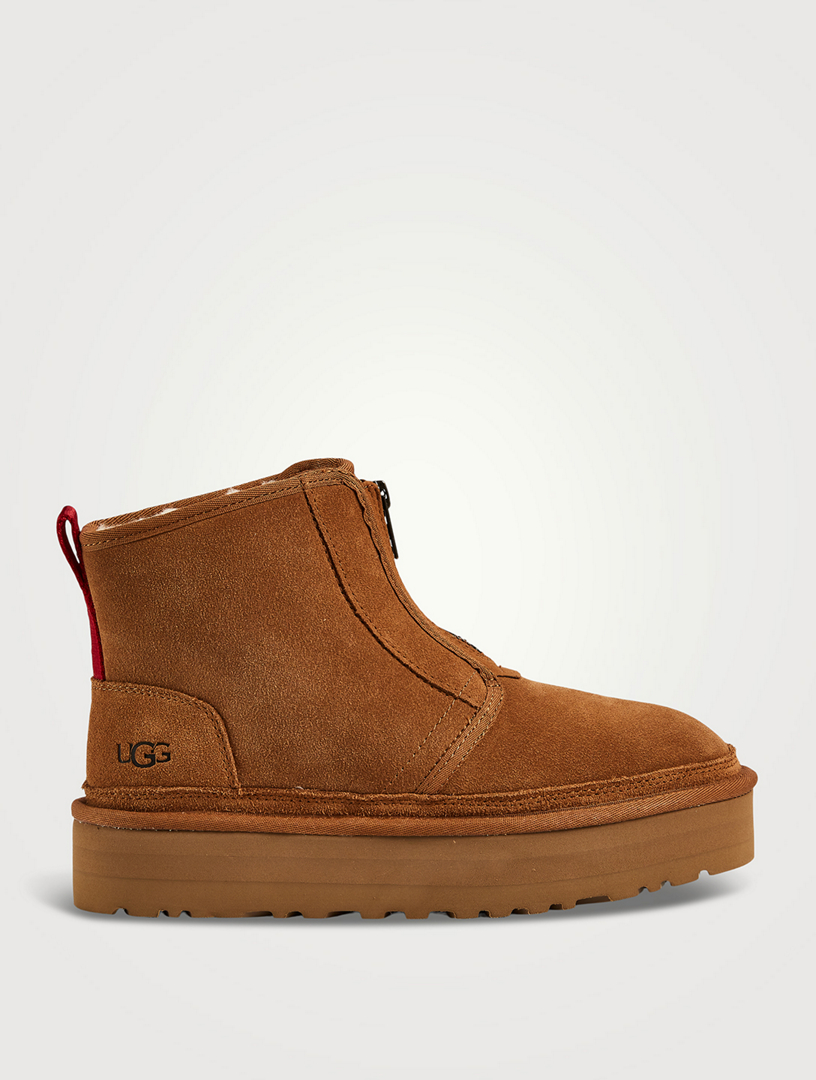 ugg platform chukka brown