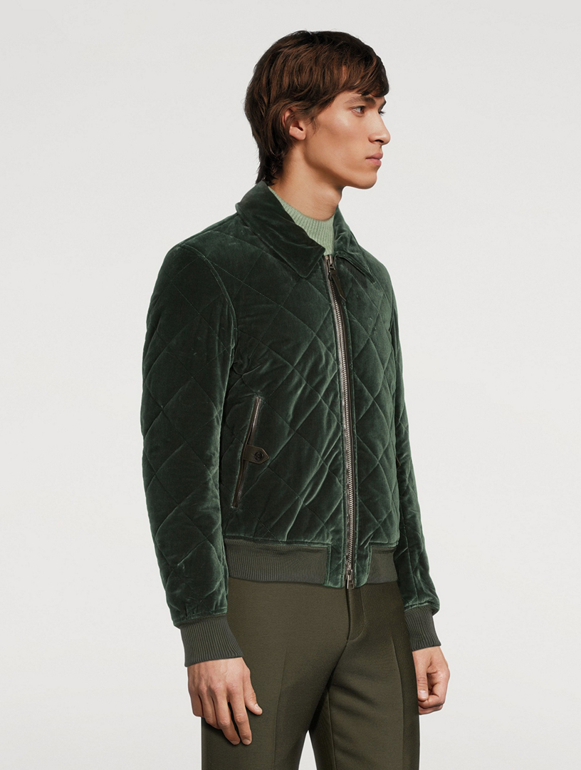 tom ford quilted bomber jacket