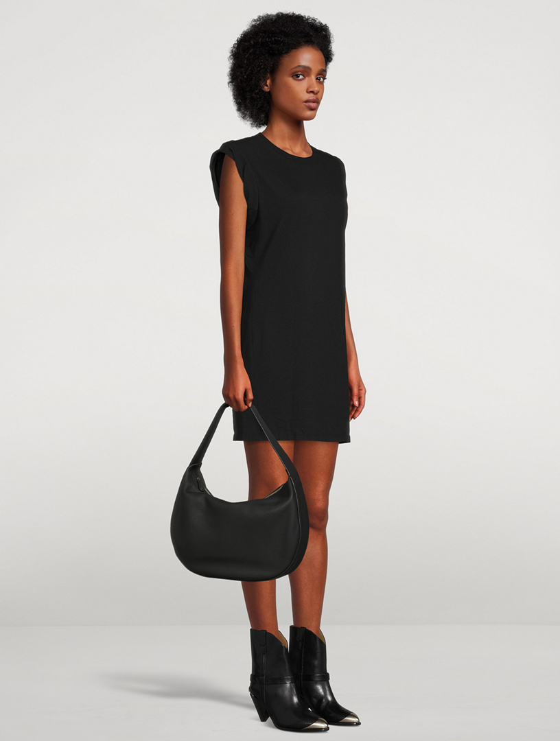 padded shoulder muscle dress