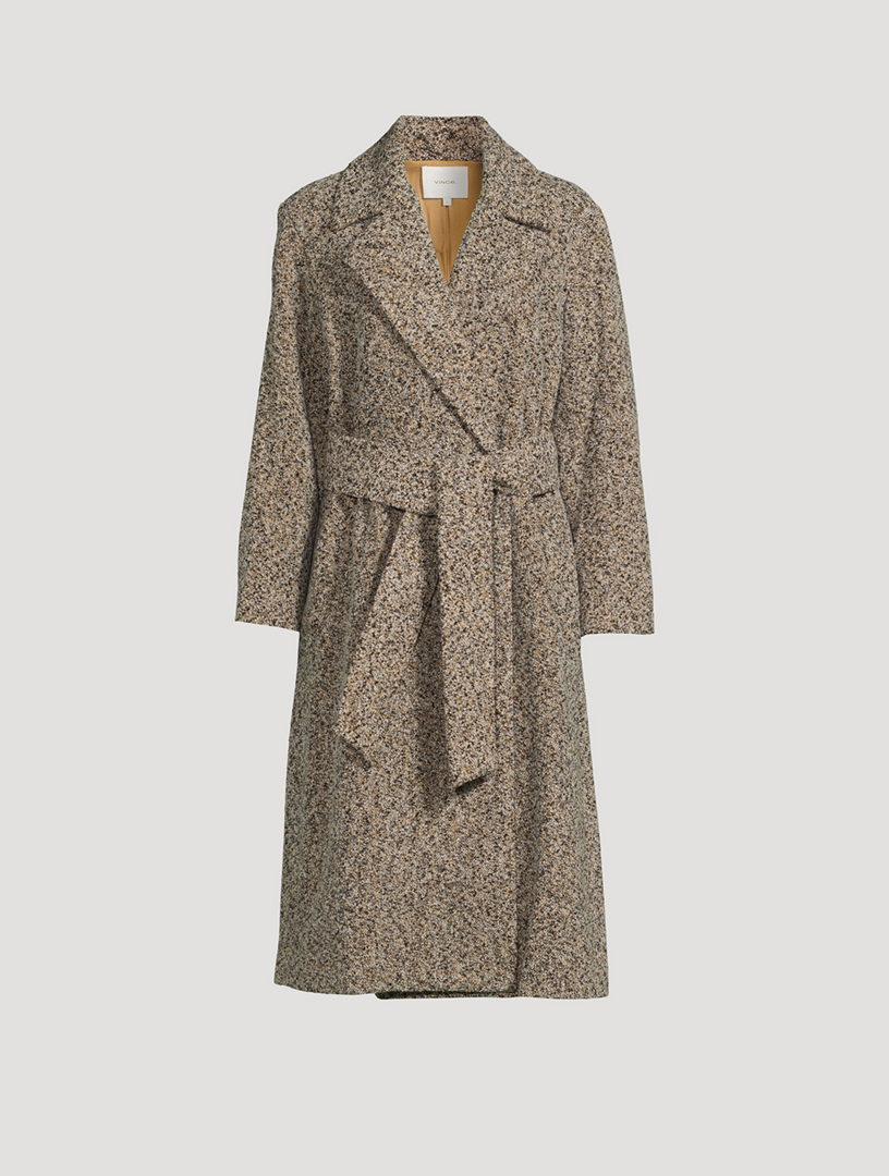 VINCE Belted Double-Breasted Trench Coat | Holt Renfrew Canada