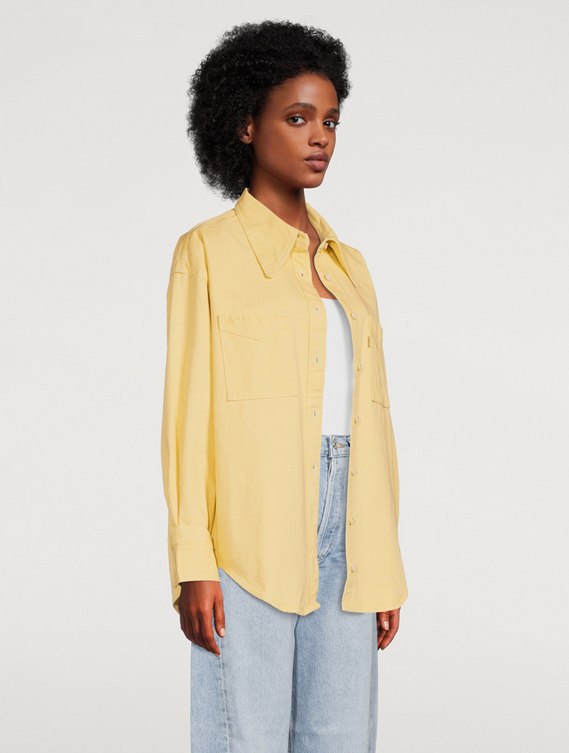 LEVI'S Fresh Jadon Denim Shirt Women's Yellow