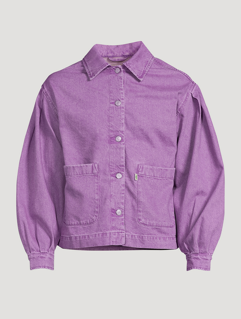 LEVI'S Fresh Esther Modern Cotton Jacket Women's Purple