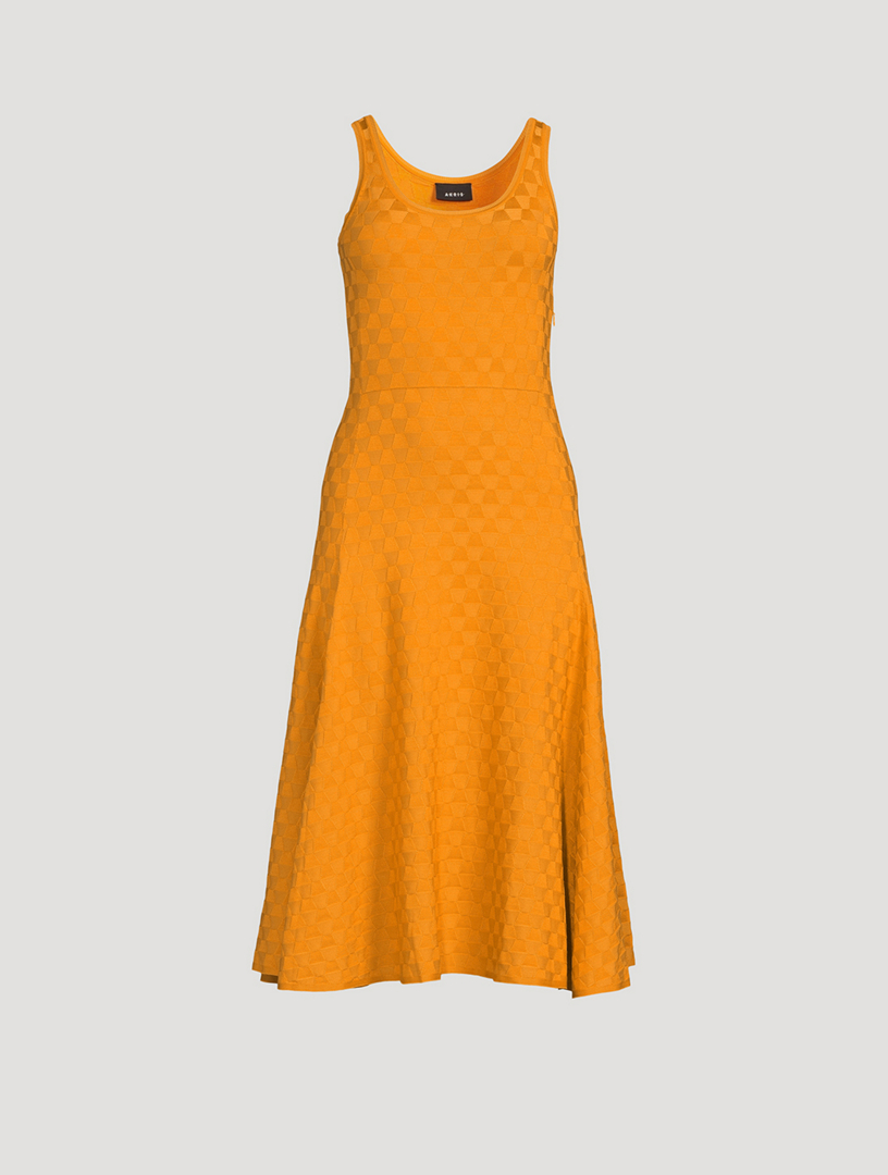 AKRIS Jacquard Knit Midi Dress Holt Renfrew Canada