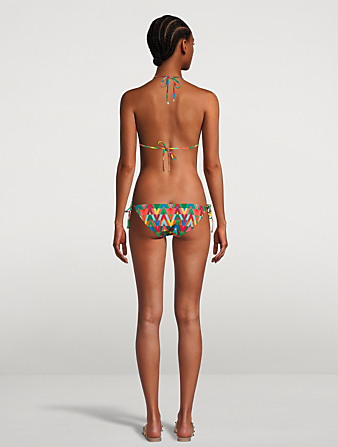 VALENTINO Bikini à imprimé V optique Femmes Multi