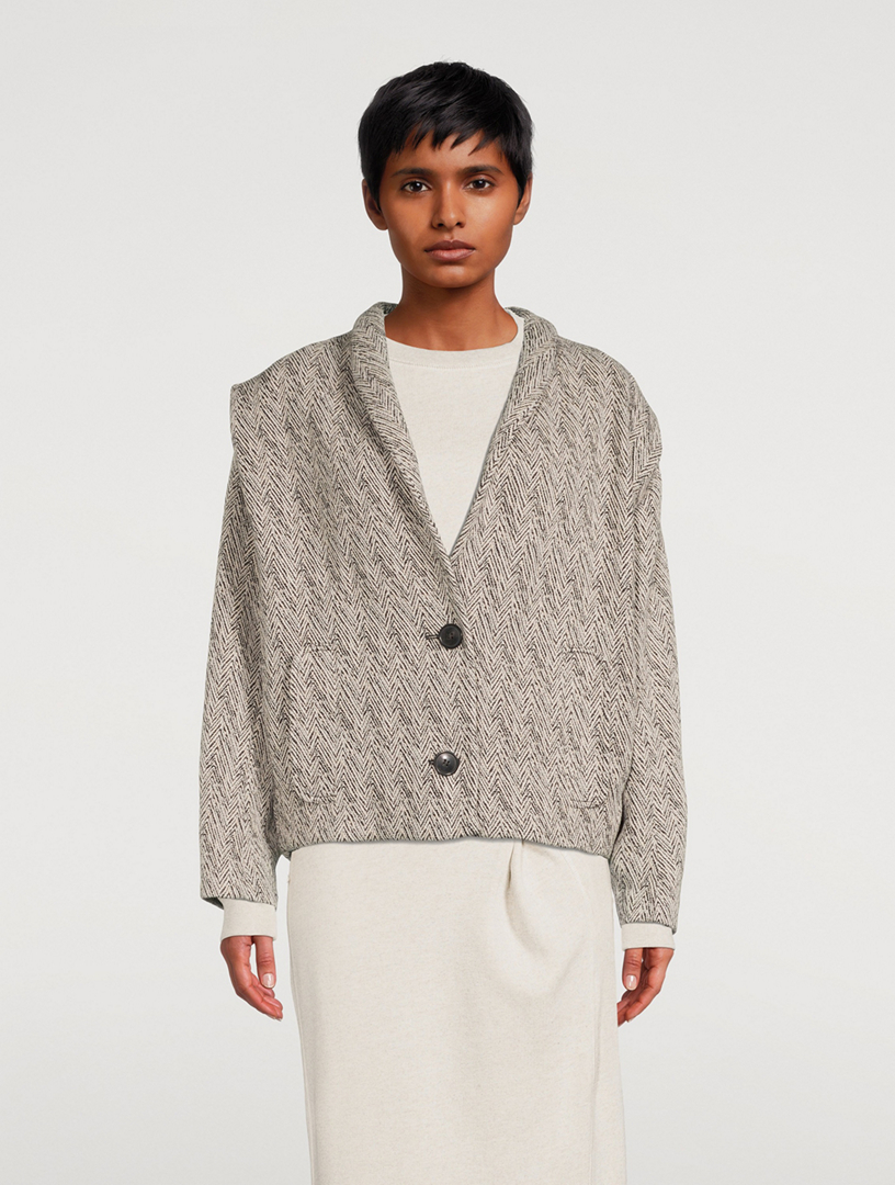 ISABEL MARANT ??TOILE Veste Drogo ?� chevrons | Holt Renfrew Canada