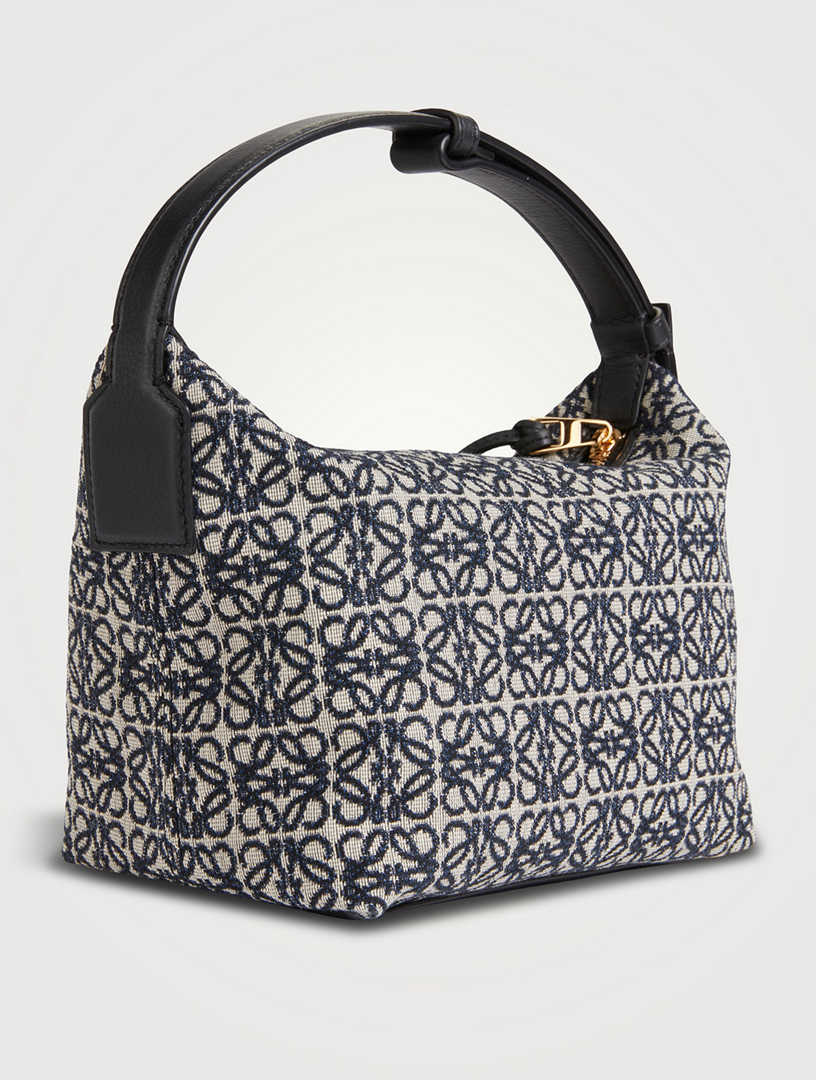 LOEWE Small Cubi Anagram Jacquard Canvas Shoulder Bag Holt Renfrew Canada