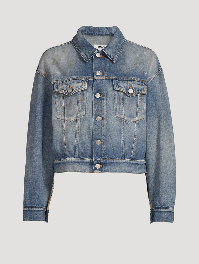 MM6 MAISON MARGIELA Décortiqué Denim Jacket Holt Renfrew Canada