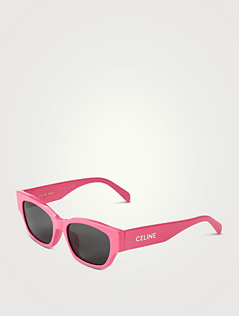 CELINE Rectangular Sunglasses Women's Pink