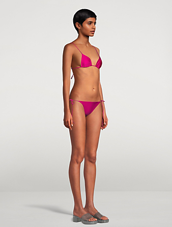 JADE SWIM Via Triangle Bikini Top Women's Pink