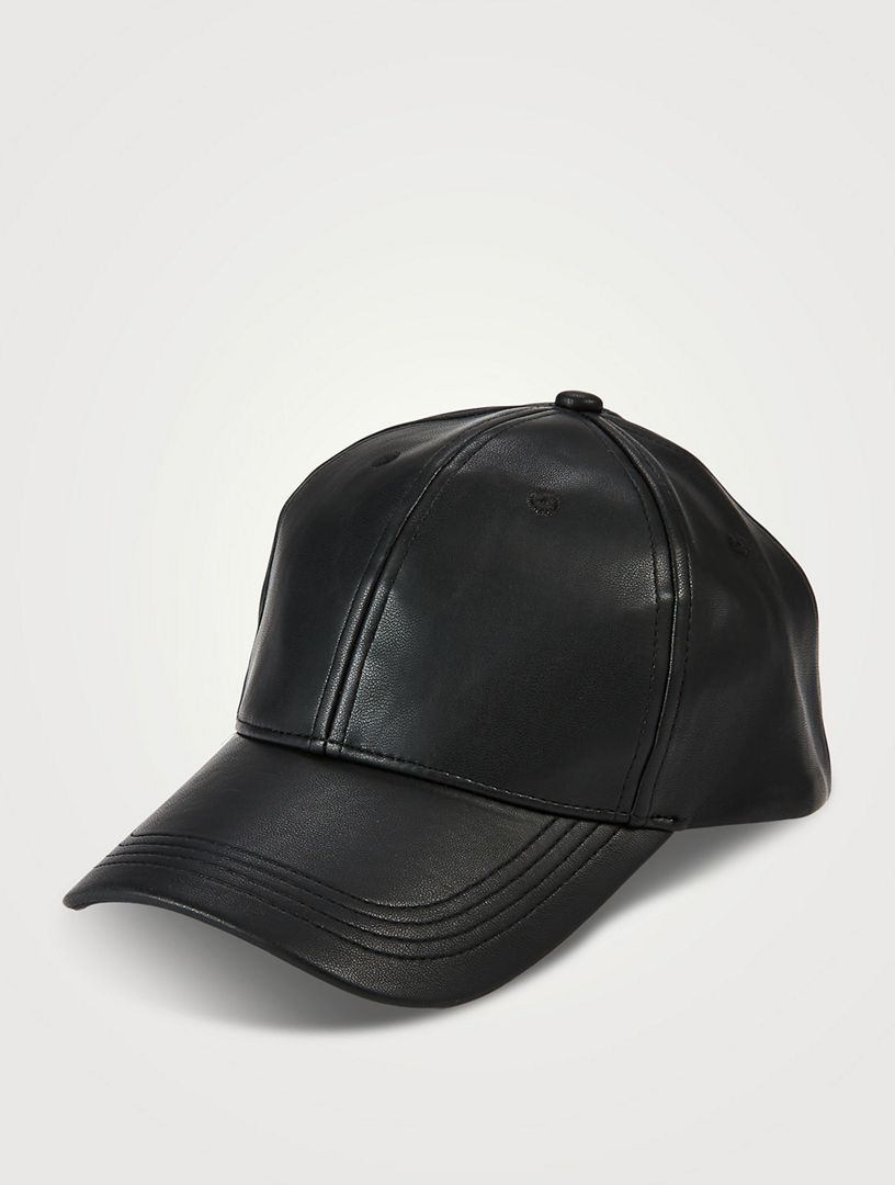 STAND STUDIO Cia Faux Leather Baseball Cap Holt Renfrew Canada