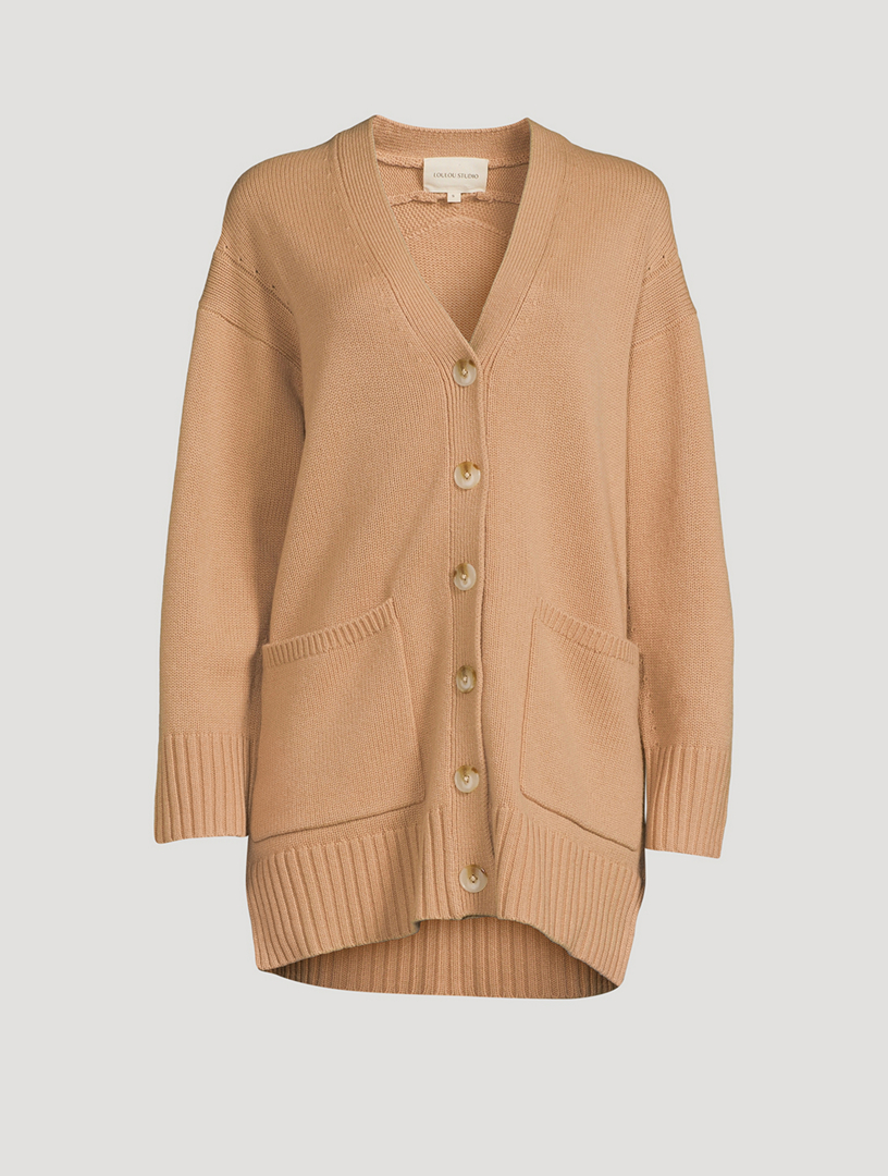 LOULOU STUDIO Maio Wool And Cashmere Cardigan | Holt Renfrew Canada