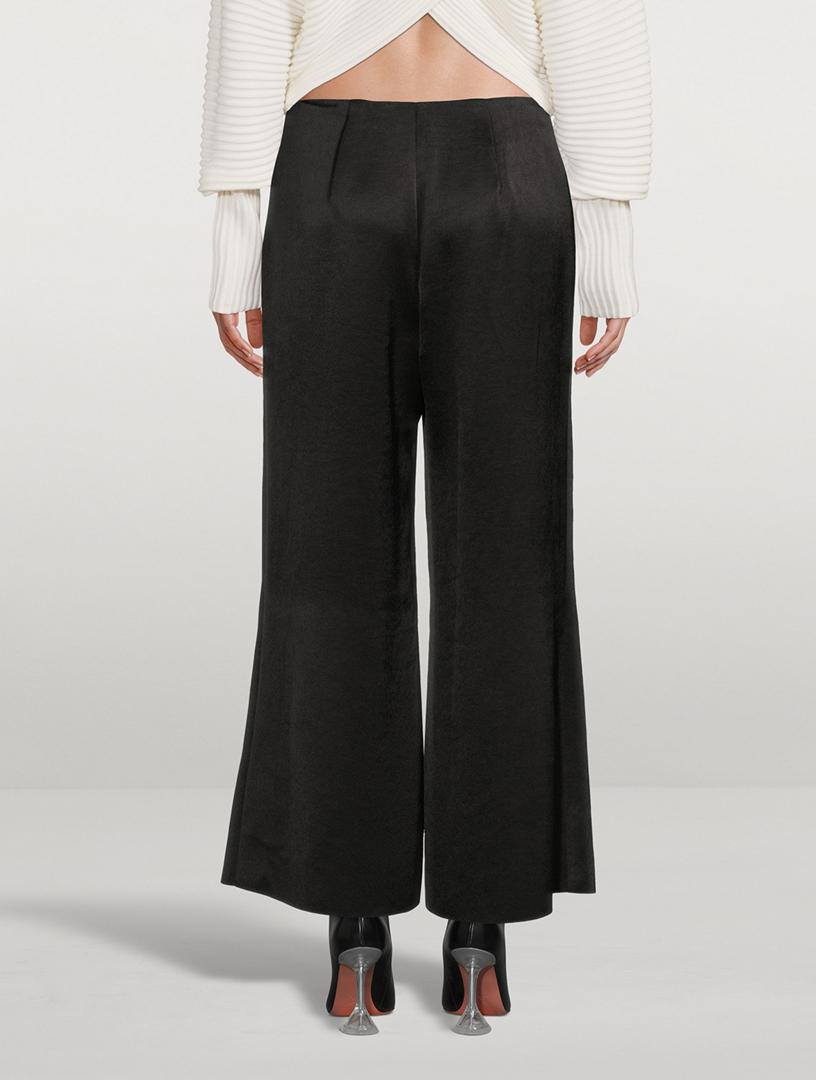 VINCE Wide-Leg Satin Pants | Holt Renfrew Canada