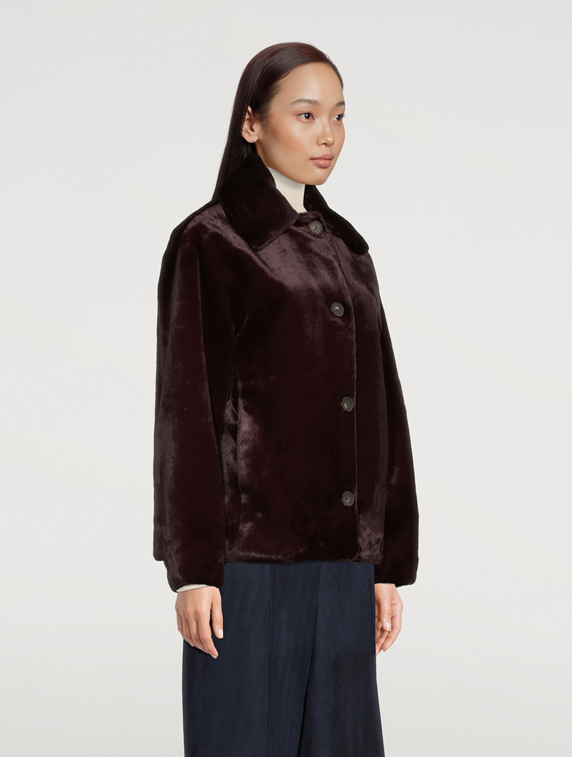 VINCE Plush Faux Fur Jacket Holt Renfrew Canada