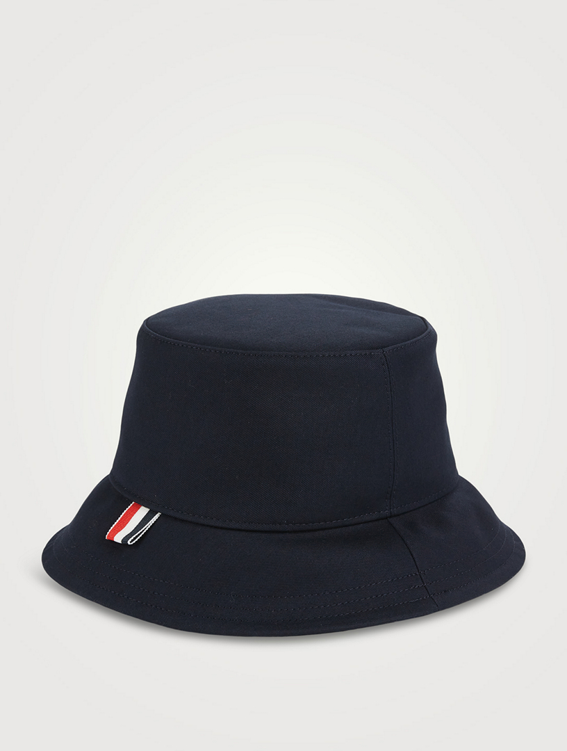 THOM BROWNE Cotton Bucket Hat | Holt Renfrew Canada