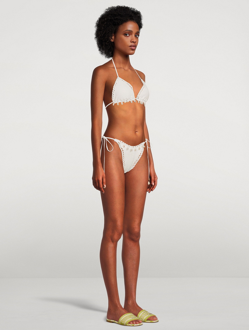 ZIMMERMANN Lola Crochet Bikini Set Women's White
