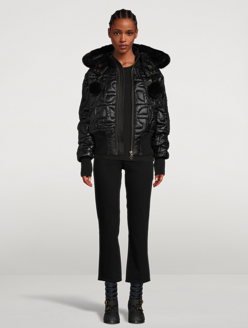 MOOSE KNUCKLES X TELFAR Moose Knuckles x Telfar Quilted Bomber With ...