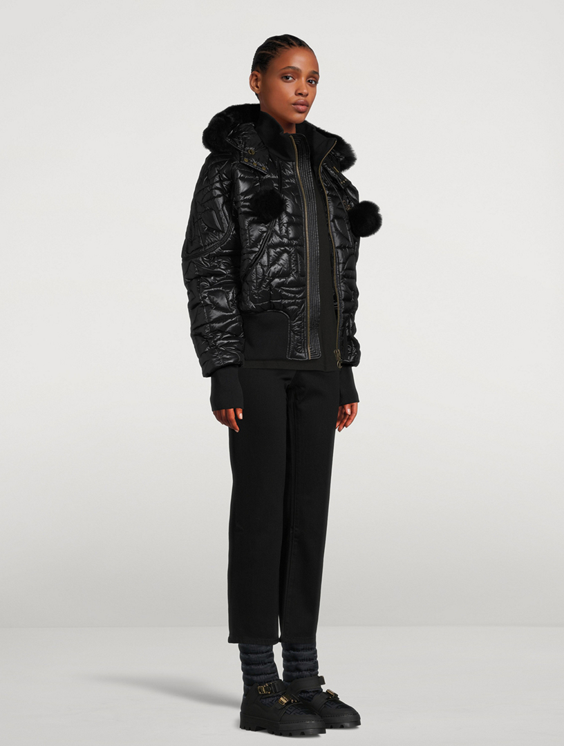 MOOSE KNUCKLES X TELFAR Moose Knuckles x Telfar Quilted Bomber Jacket ...