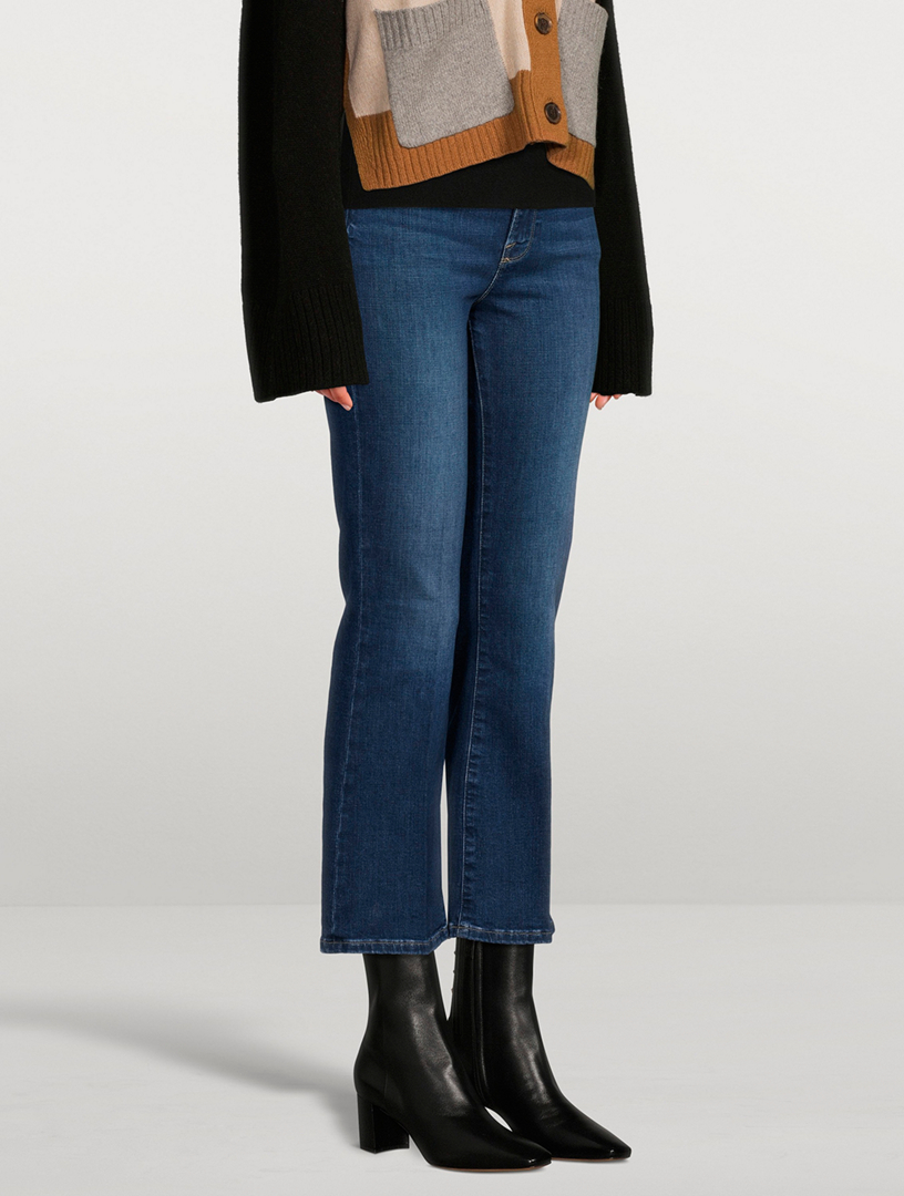 FRAME Le Crop Mini Degradable Bootcut Jeans Holt Renfrew Canada