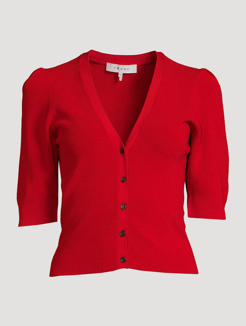 FRAME Jocelyn Silk And Cotton Cardigan Holt Renfrew Canada