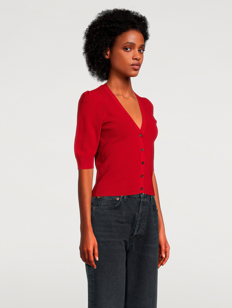 FRAME Jocelyn Silk And Cotton Cardigan Holt Renfrew Canada